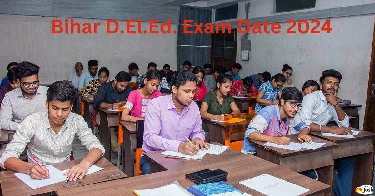 Bihar D.El.Ed Exam Date 2024