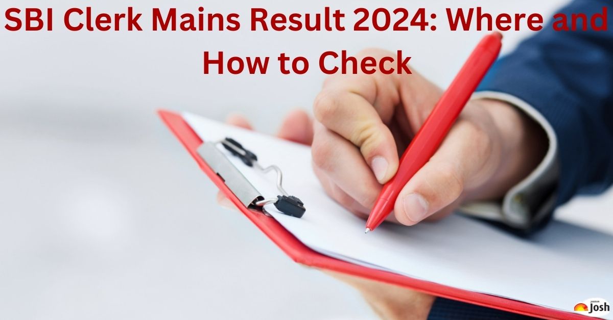 SBI Clerk Result 2024: How and Where to check Junior Associate Mains results PDF