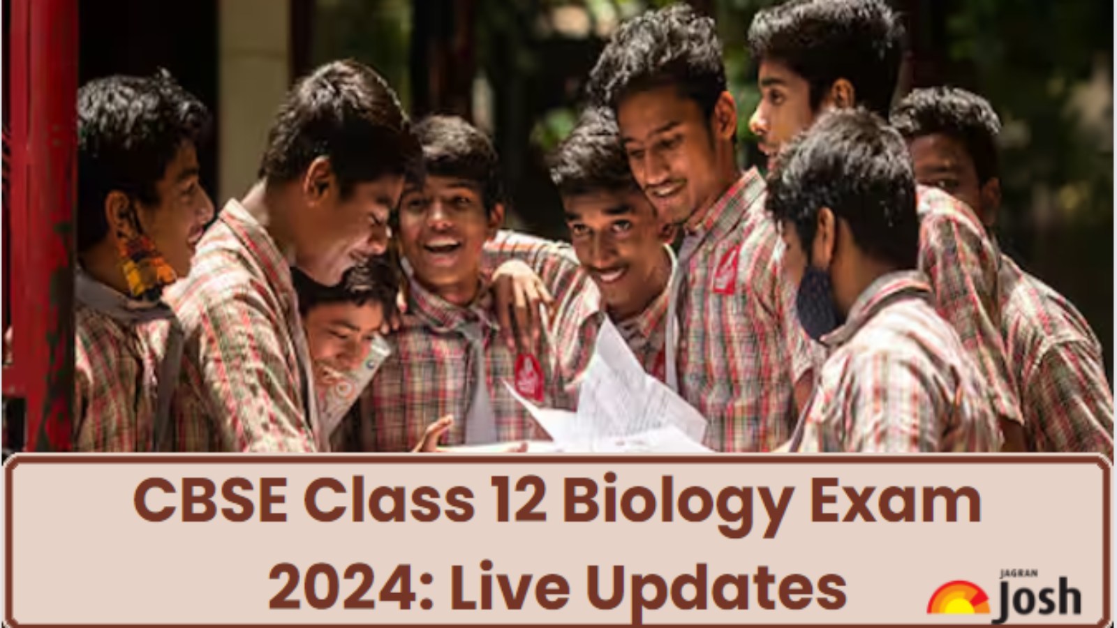 Get here CBSE Class 12 Biology Board Exam 2024 Live Updates