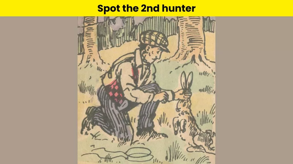 Can you spot the second hidden hunter?
