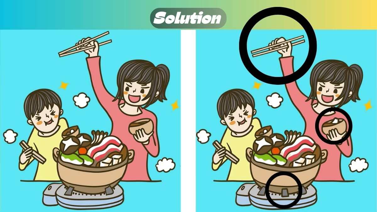 Find 3 Differences In 36 Seconds In Hotpot Eating Scene