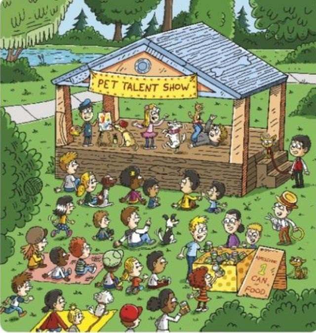 picture puzzles to spot hidden objects