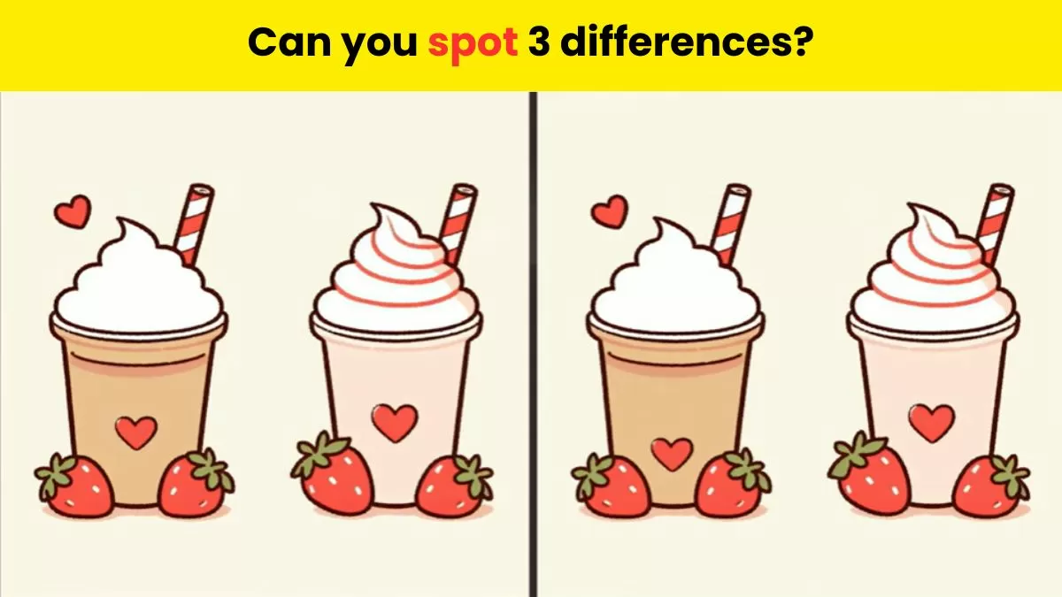 Can you spot 3 differences here?          