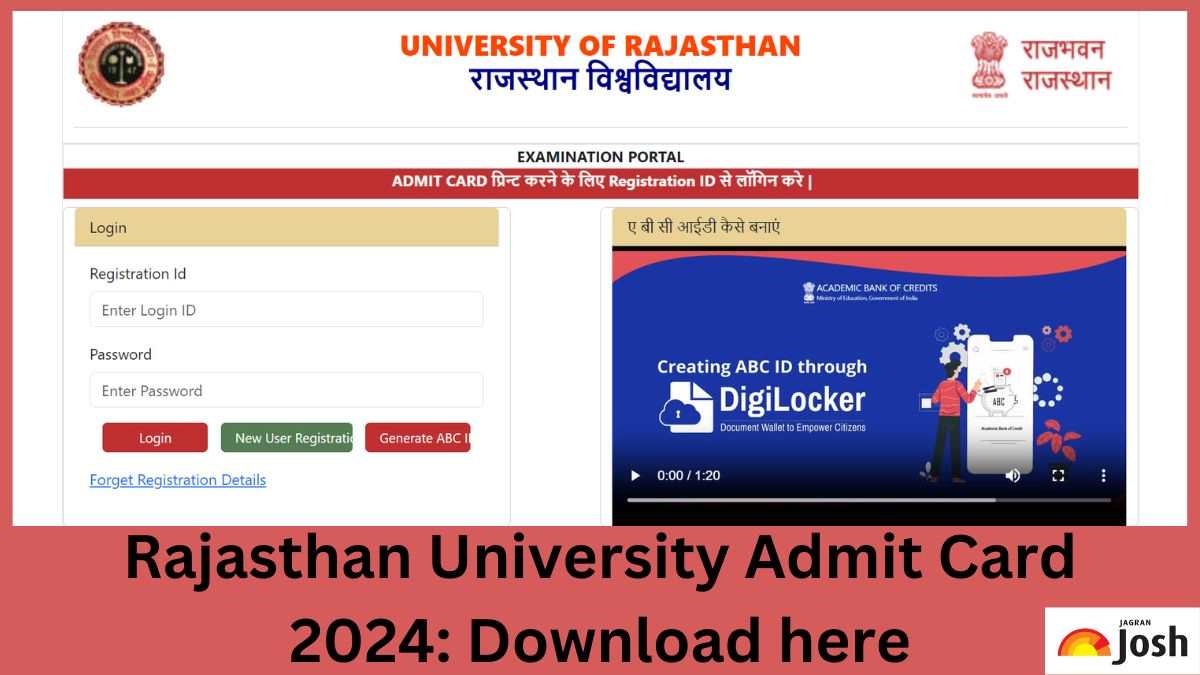 Uniraj Admit Card 2024 OUT at univraj.org; Direct Link to Download UG Semester Exam Hall Ticket PDF