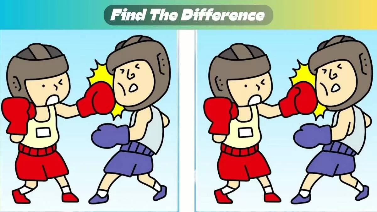 Find 3 Differences In 37 Seconds In This Boxing Scene