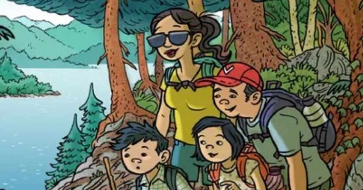 Seek and Find Puzzle: Can You Spot the Sneaky Duck in This Family Scene? 