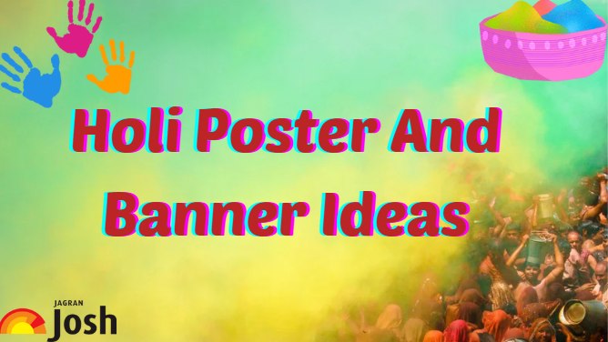Easy Holi Poster and Banner Ideas for Students (2024)