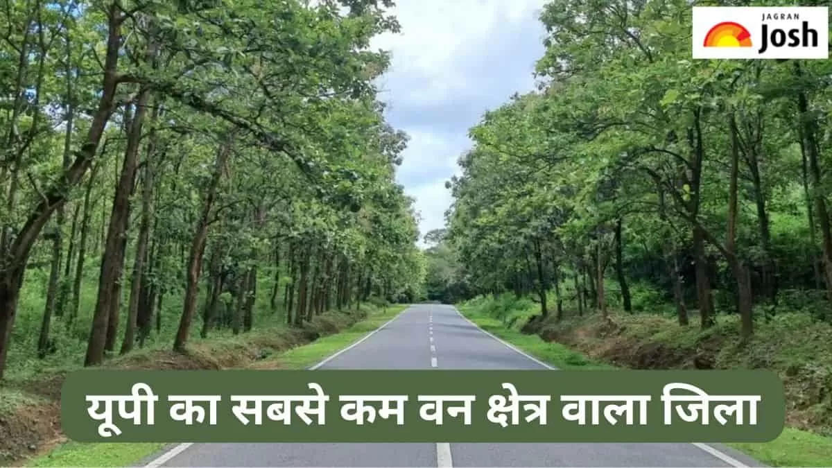 सबसे कम वन क्षेत्र वाला जिला