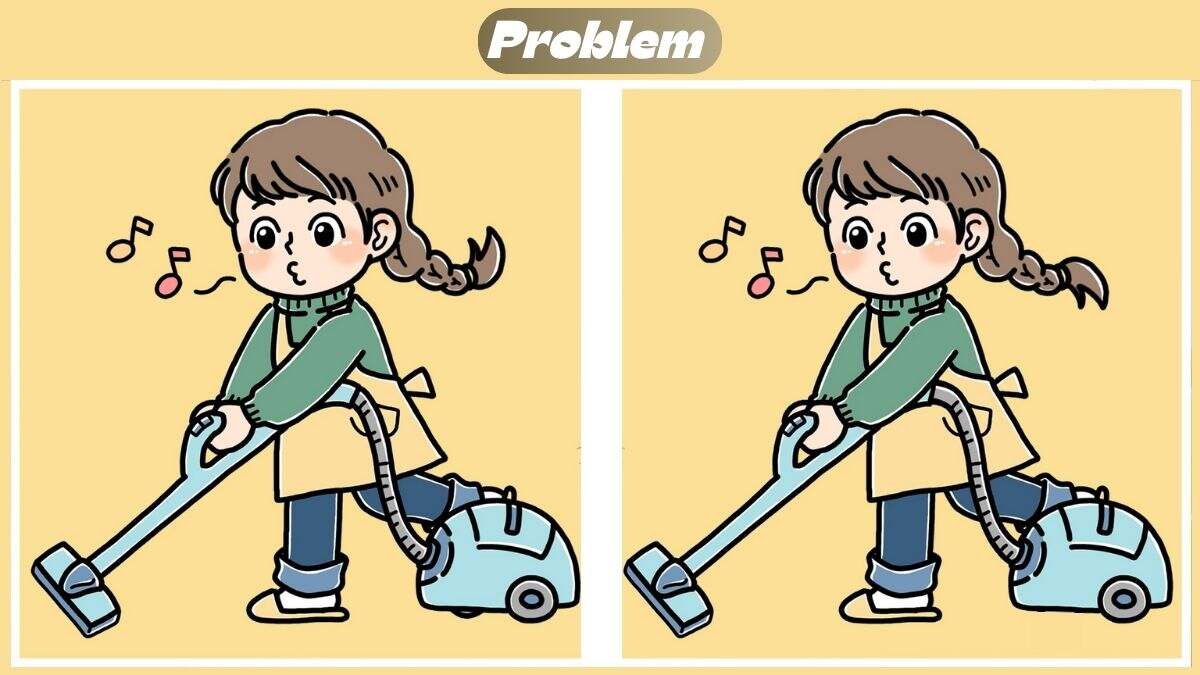 Find 3 Differences In 39 Seconds In This House Cleaning Scene