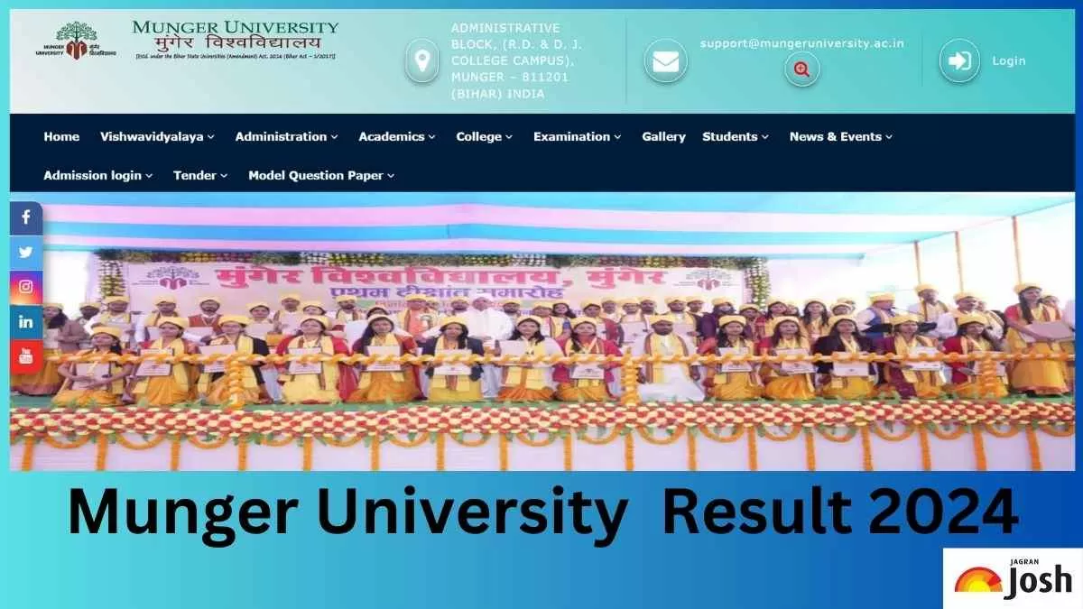 Munger University UG Admission 2023-27 : Online Apply, Date, B.A, B.Sc and  B.Com : Munger University Graduation Admission 2023 - Ytrishi.in