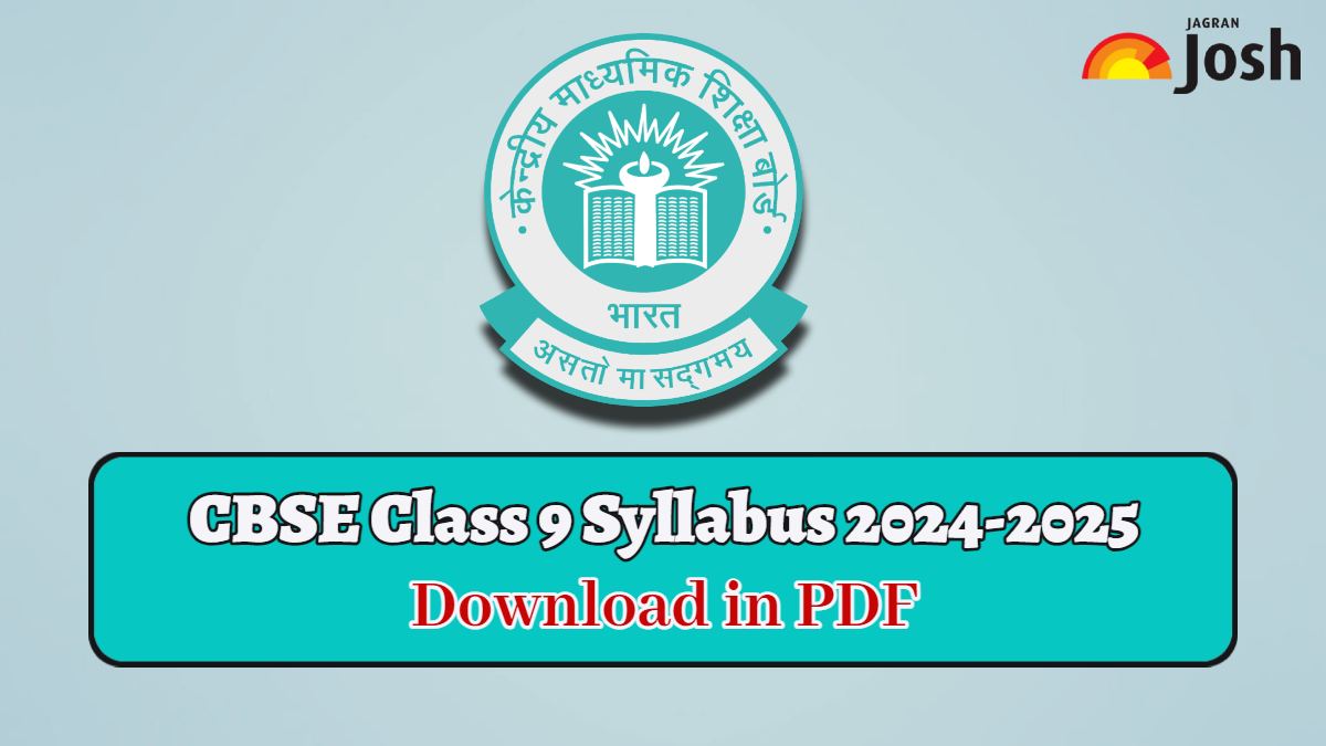 CBSE Class 9 Syllabus 2024-2025: Download in PDF
