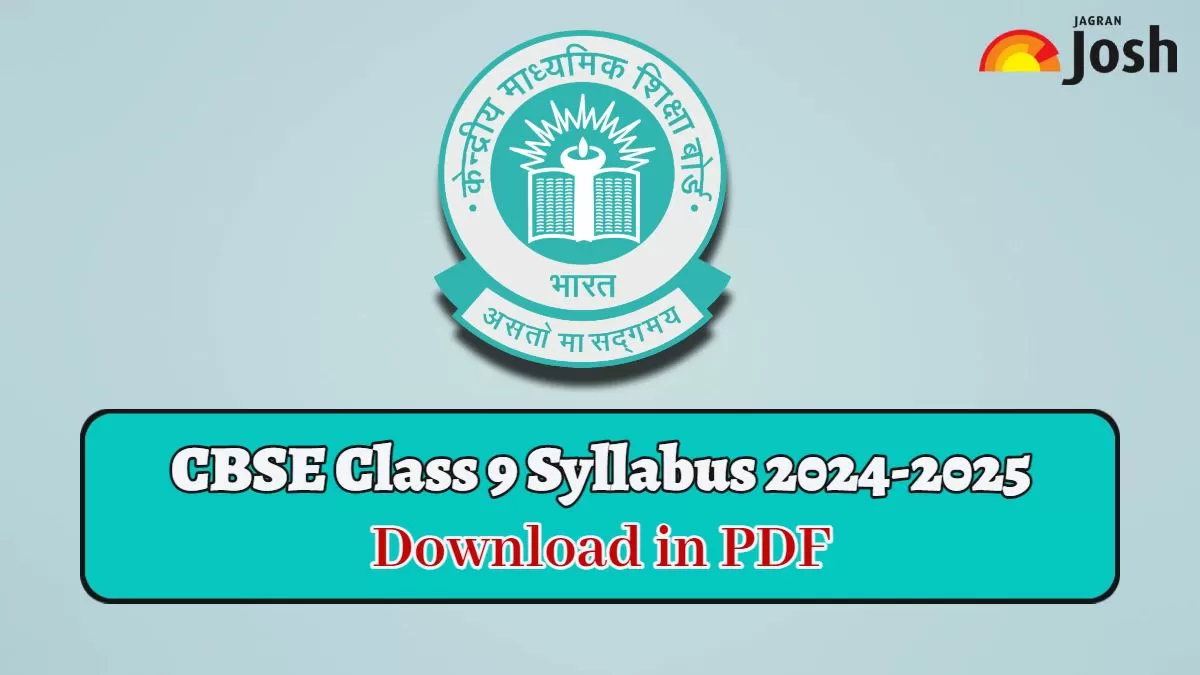 CBSE Class 9 Syllabus 2024-25