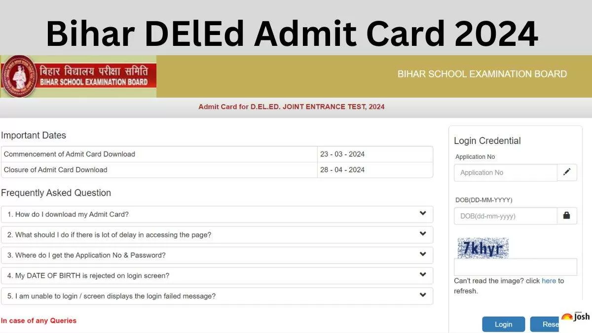 Learn the steps to download BSEB DElEd Admit Card from biharboardonline.bihar.gov.in login portal.
