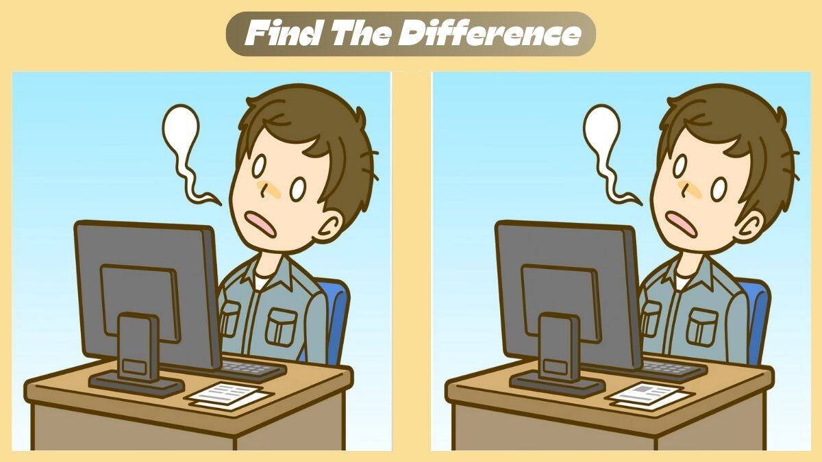 Find 3 Differences In 41 Seconds In This Tired Employee Scene