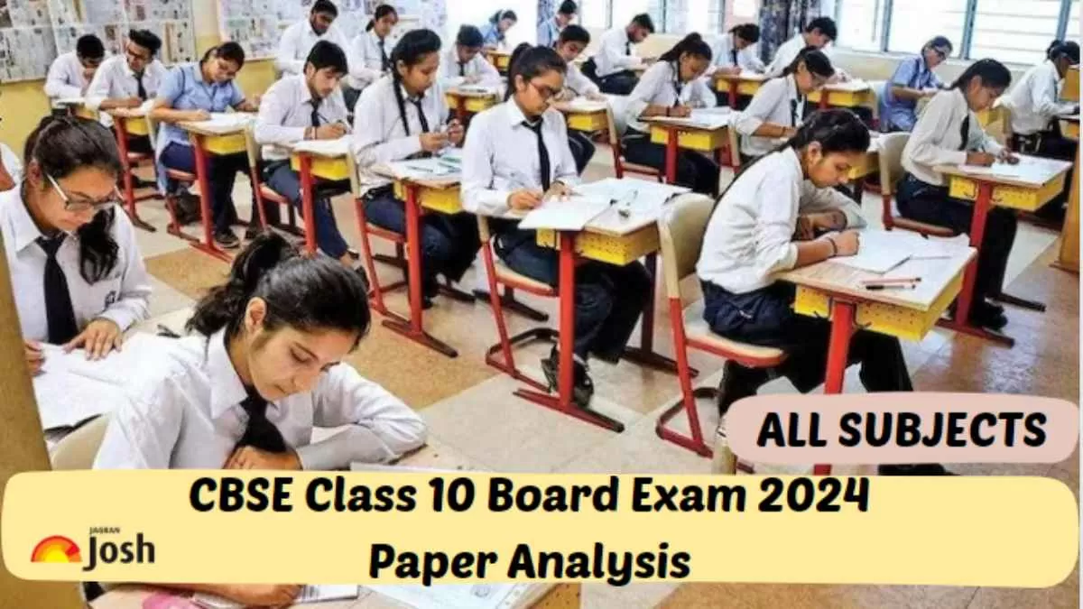 Get here detailed CBSE Class 10 All Subjects exam analysis and paper review 2024