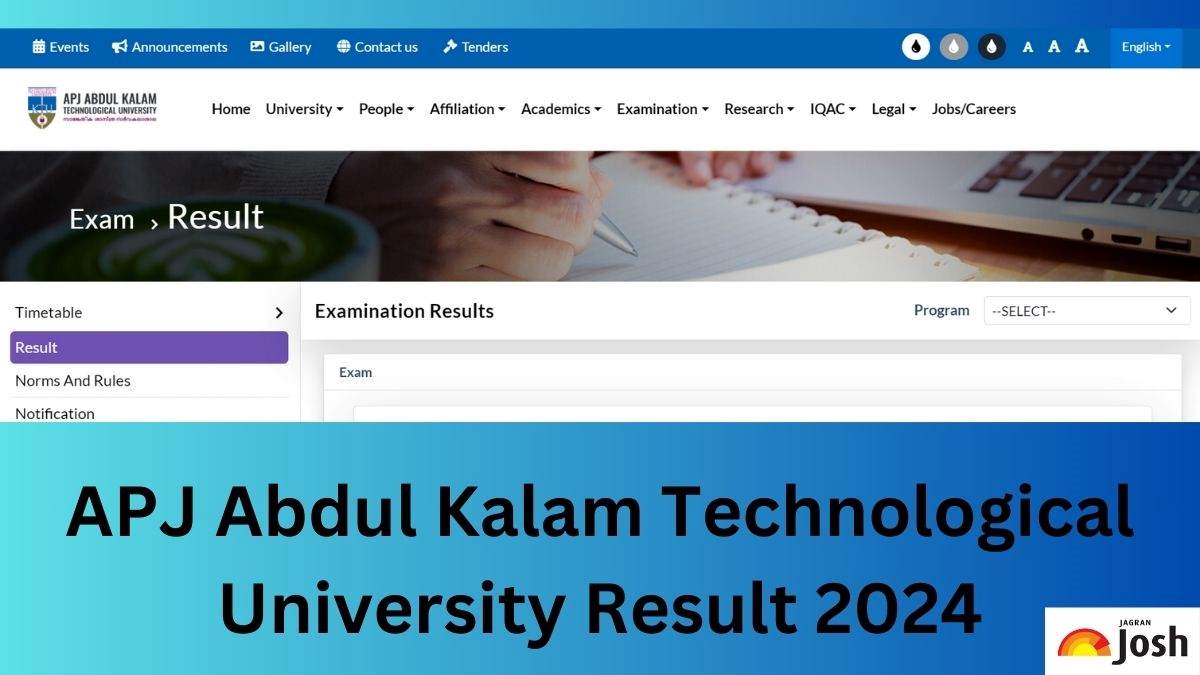 KTU Result 2024 OUT at ktu.edu.in; Direct Link to Downlaod UG and PG Marksheet PDF