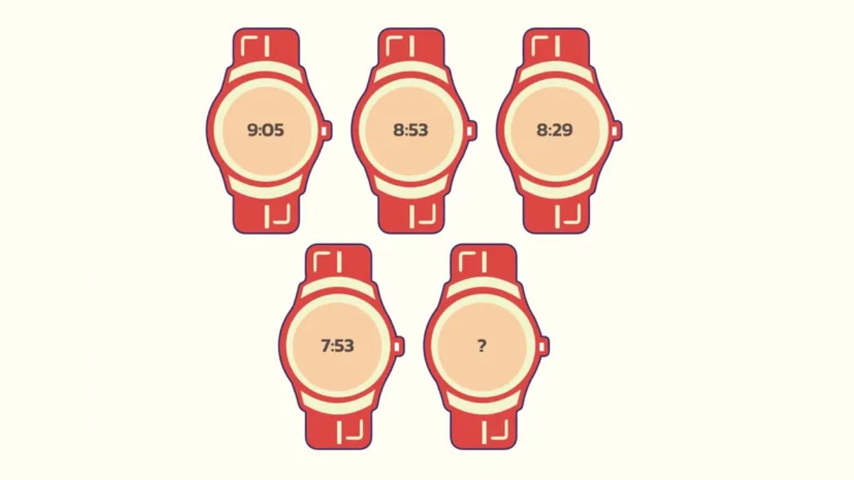 Clock Puzzle IQ Test: What Time Should Be In The Last Watch, Only 30 Seconds To Answer!