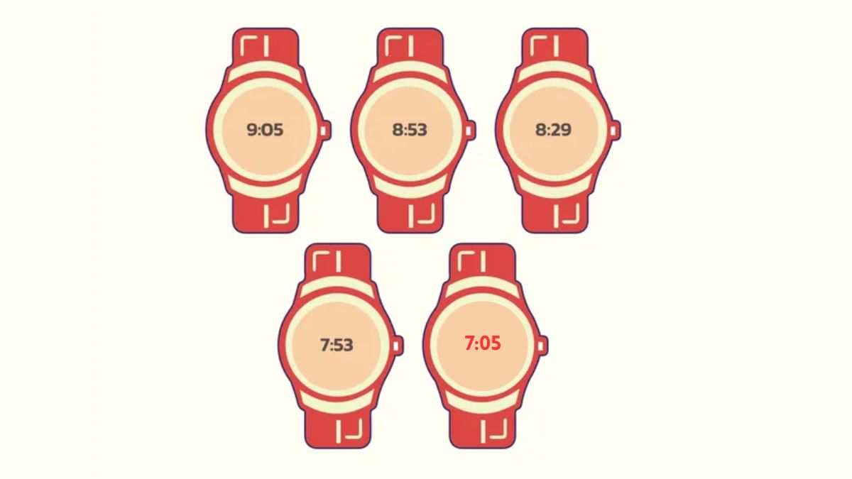 Clock Puzzle IQ Test What Time Should Be In The Last Watch, Only 30