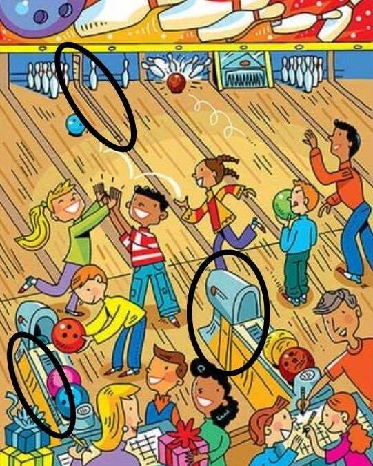 picture puzzles to spot hidden objects with answers