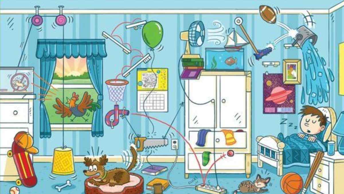 Only 1 Out Of 10 People Could Spot The Ladder Hidden In This Bedroom In 12 Seconds, Can You?