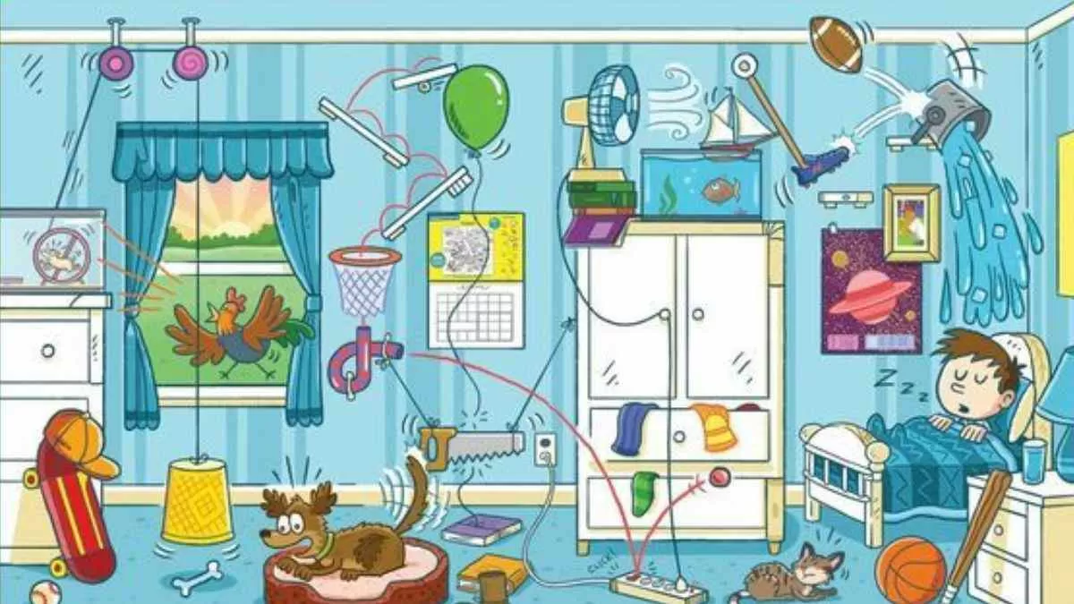 Can you spot the ladder in this optical illusion challenge?