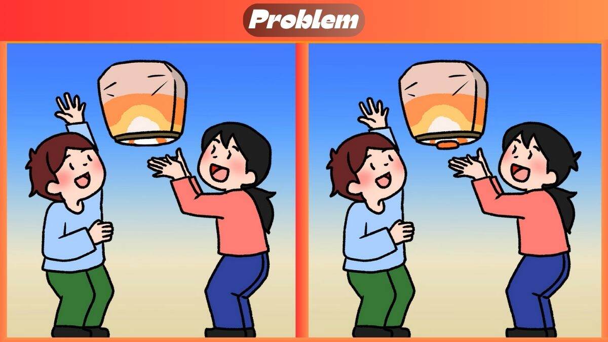 Find 3 Differences In 42 Seconds In This Sky Lantern Scene