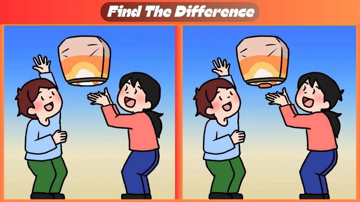 Find 3 Differences In 42 Seconds In This Sky Lantern Scene