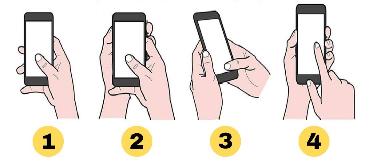What Does The Way You Hold Your Phone Say About You