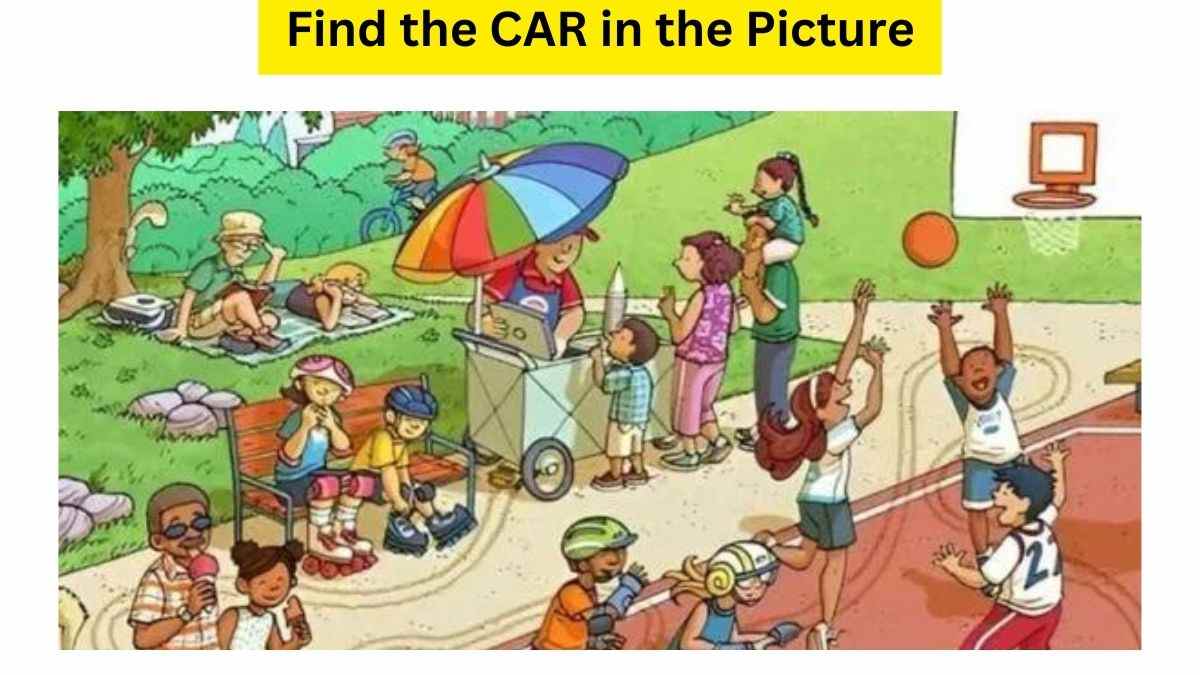 3 Out Of 5 Can Find The Car Hidden In The Picture Within 9 Seconds In This Brain Teaser. Try Your Luck!