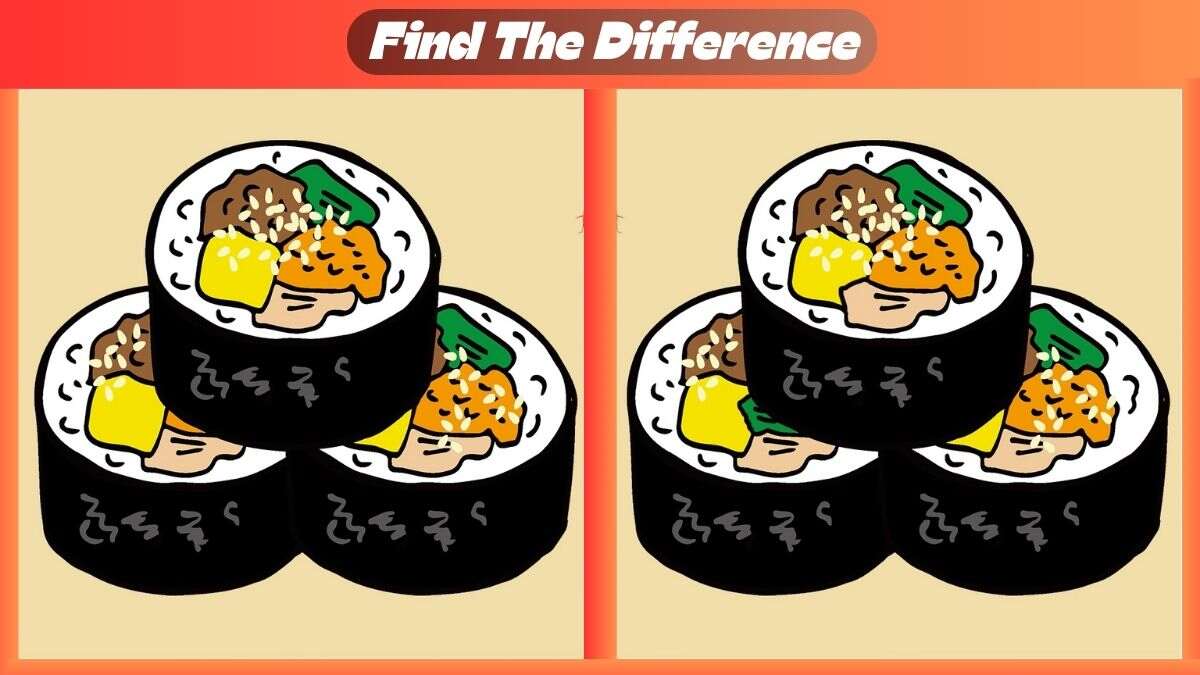Find 3 Differences In 15 Seconds In This Sushi Scene