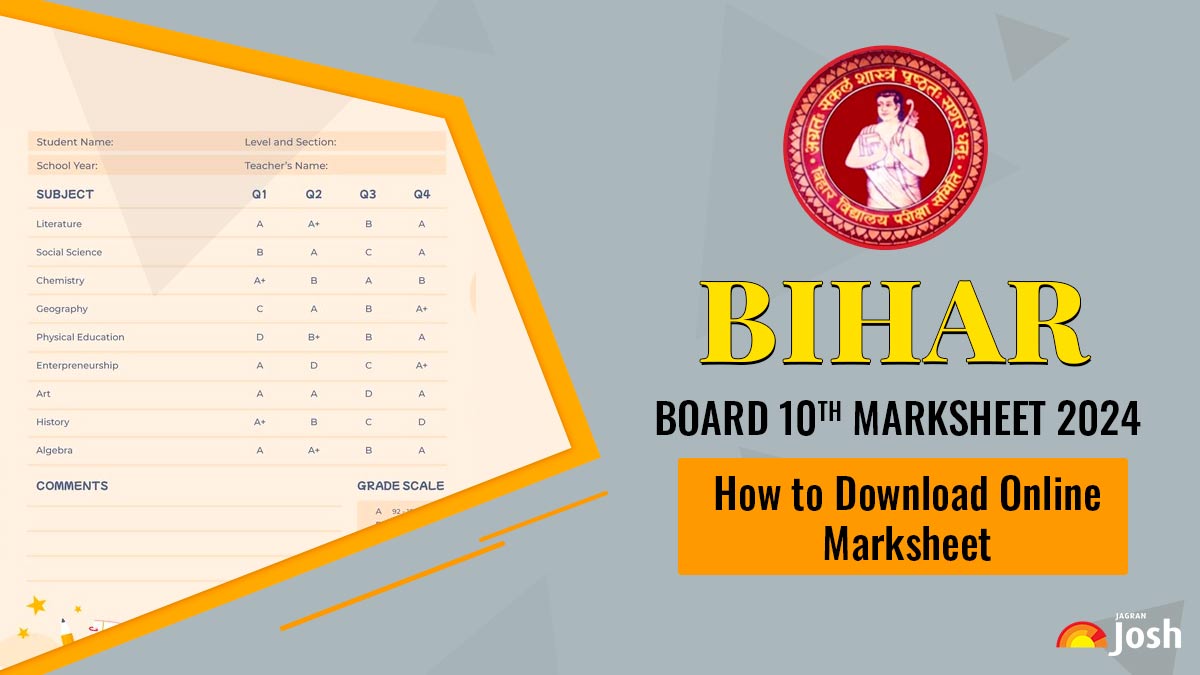 Bihar board 10th marksheet 2024 how to download bseb matric class