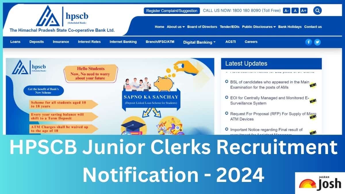 HPSCB Junior Clerks Recruitment 2024; Apply for 232 Posts, Check Eligibility