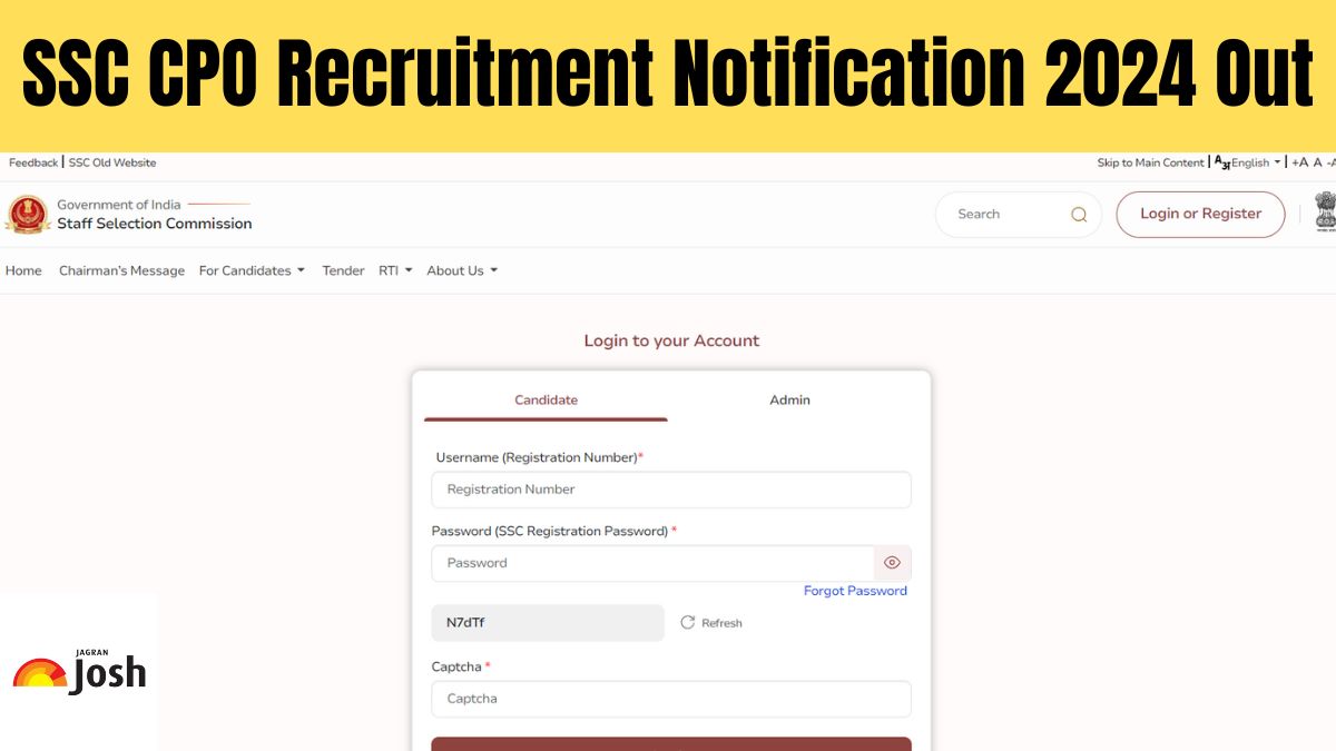 SSC CPO Notification 2024 Out for 4187 Sub Inspector Posts Check