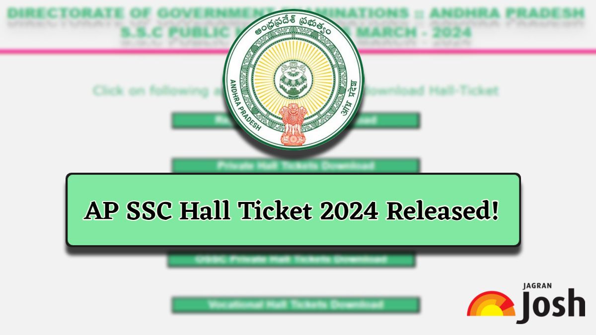 AP SSC Hall Ticket 2024 Out, Direct Download Link Here!