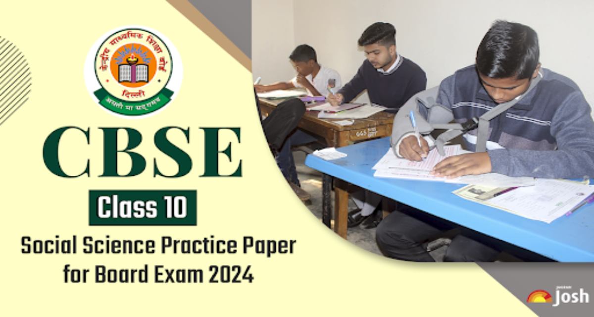 Cbse Class 10 Social Science Practice Paper 2024 With Solutions Download In Pdf