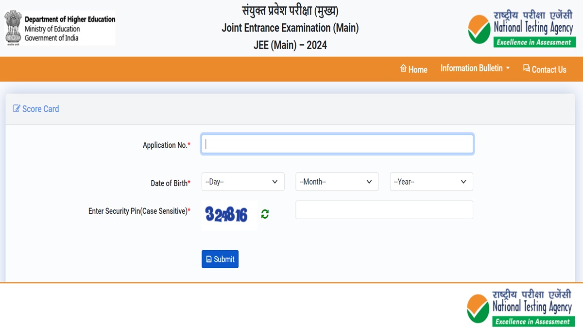 JEE Main Paper 2 Result 2024 Out, Download BArch, BPlan Scorecard at
