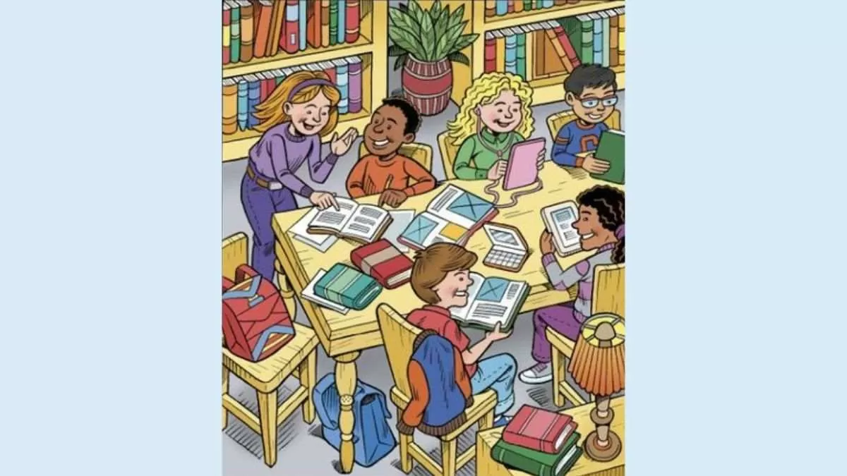 Spot The Blue Crayon.