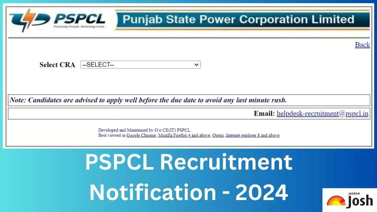 PSPCL Recruitment 2024; Apply For 94 Internal Auditor And Other Posts ...