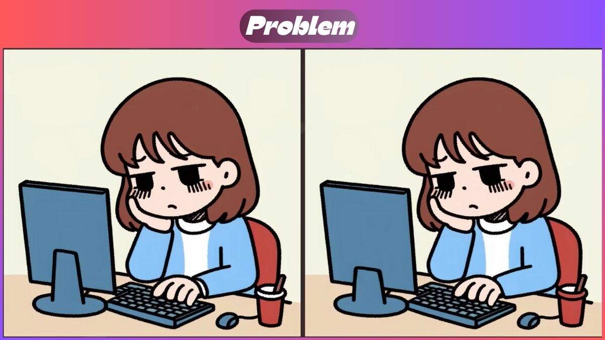 Find 3 Differences In 33 Seconds In Bored Employee Scene