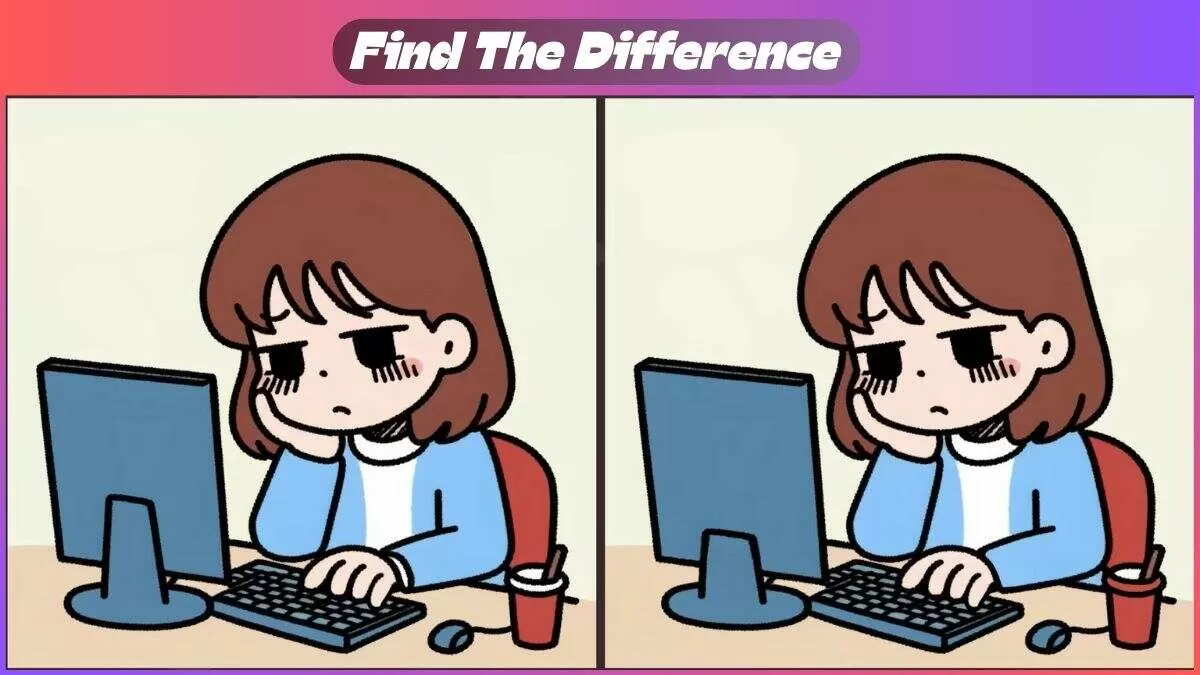 Find 3 Differences In 33 Seconds In Bored Employee Scene