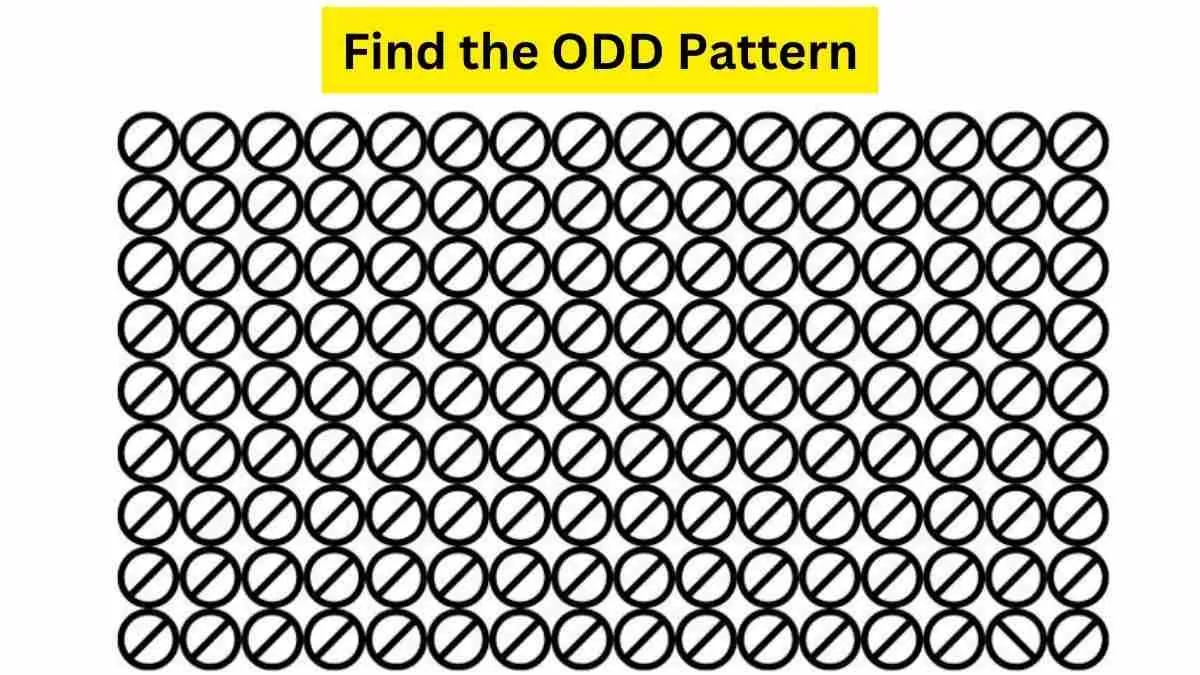 Spot The Odd Circle!