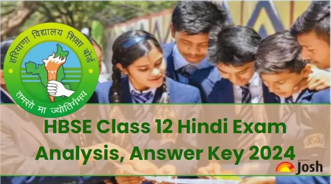 Get here HBSE 12th Hindi Core and Elective Paper Analysis with Answer Key 2024