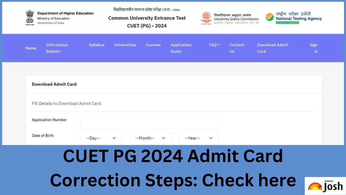 Check all the details of CUET PG 2024 Admit Card here.