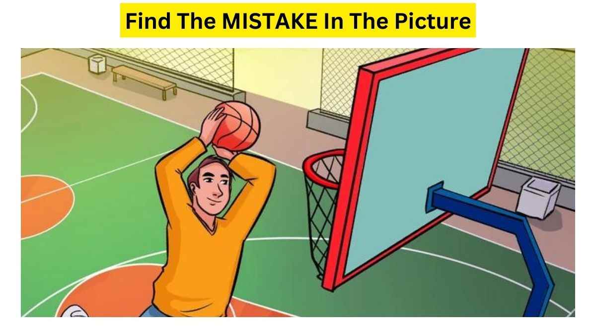Spot Error In This Basket Ball Court Picture. 9 Seconds Left!
