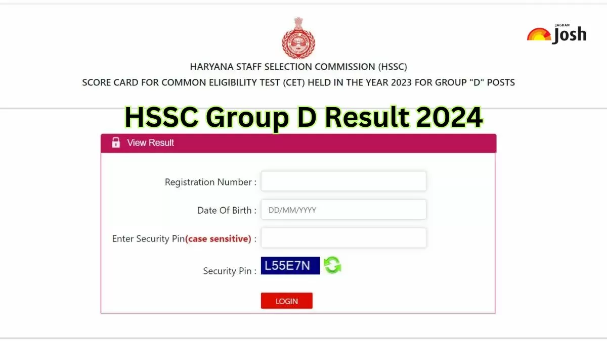 HSSC Group D Result 2024 Out: 13657 पदों के लिए हरियाणा CET परीक्षा ...