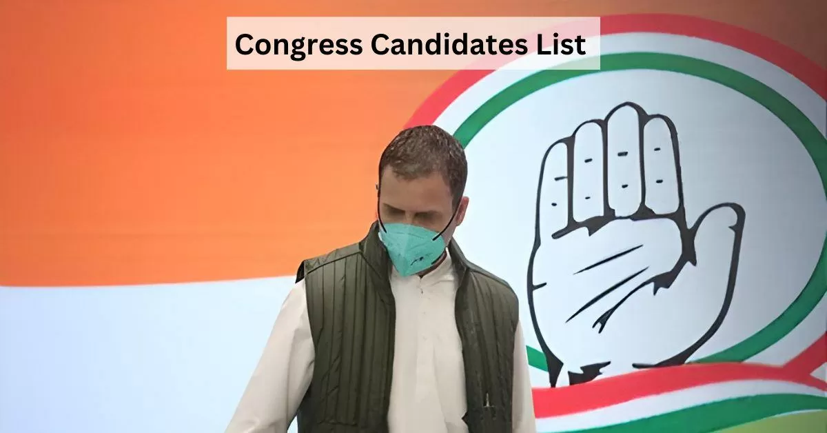 Congress Brings Out the First List of 39 Candidates