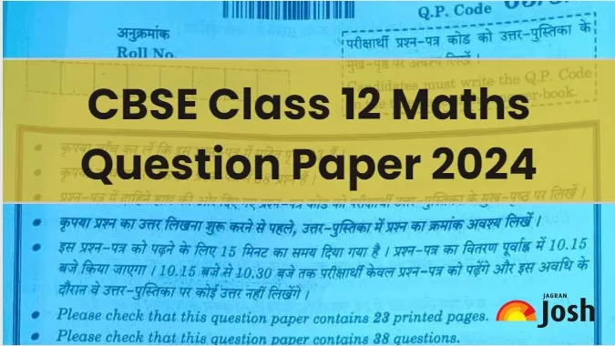 maths board paper 2024 class 12 solutions set 3