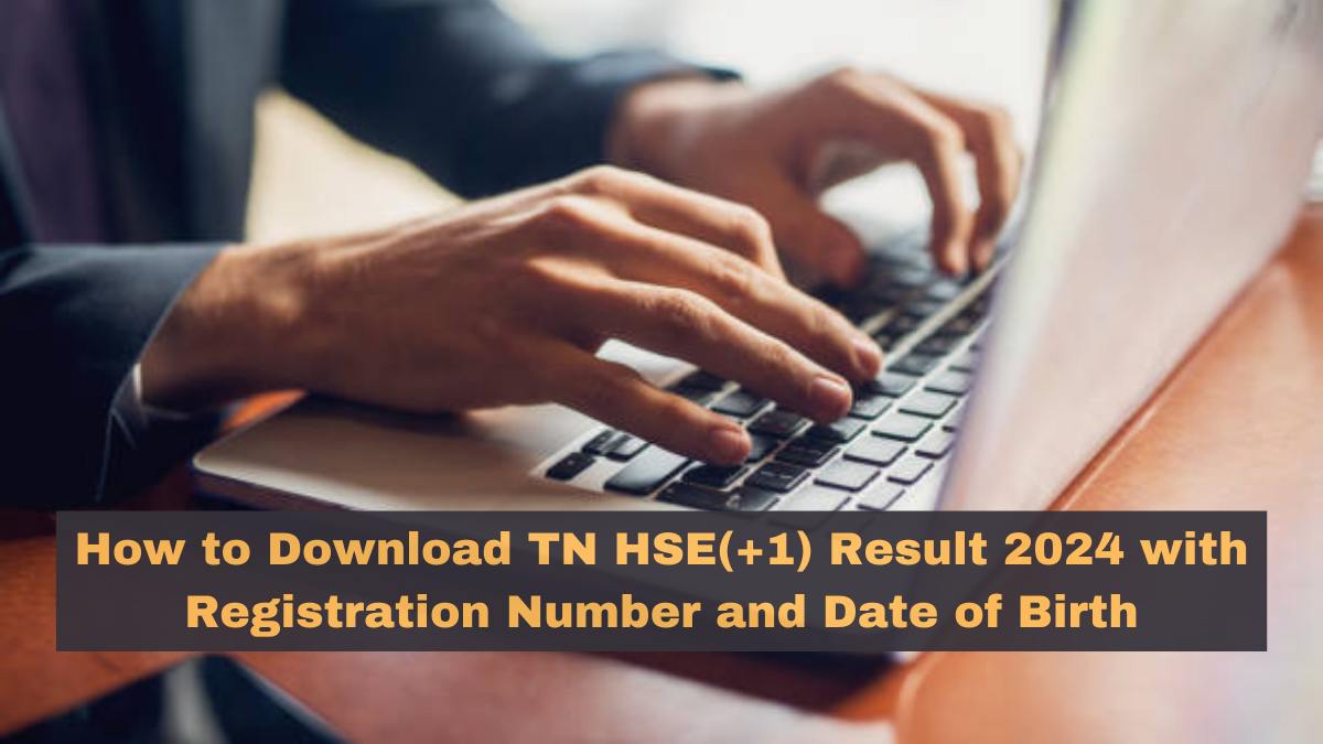 TN Plus One Result 2024 OUT: How to Download TN Board HSE(+1) Marksheet Online by Registration Number, Date of Birth