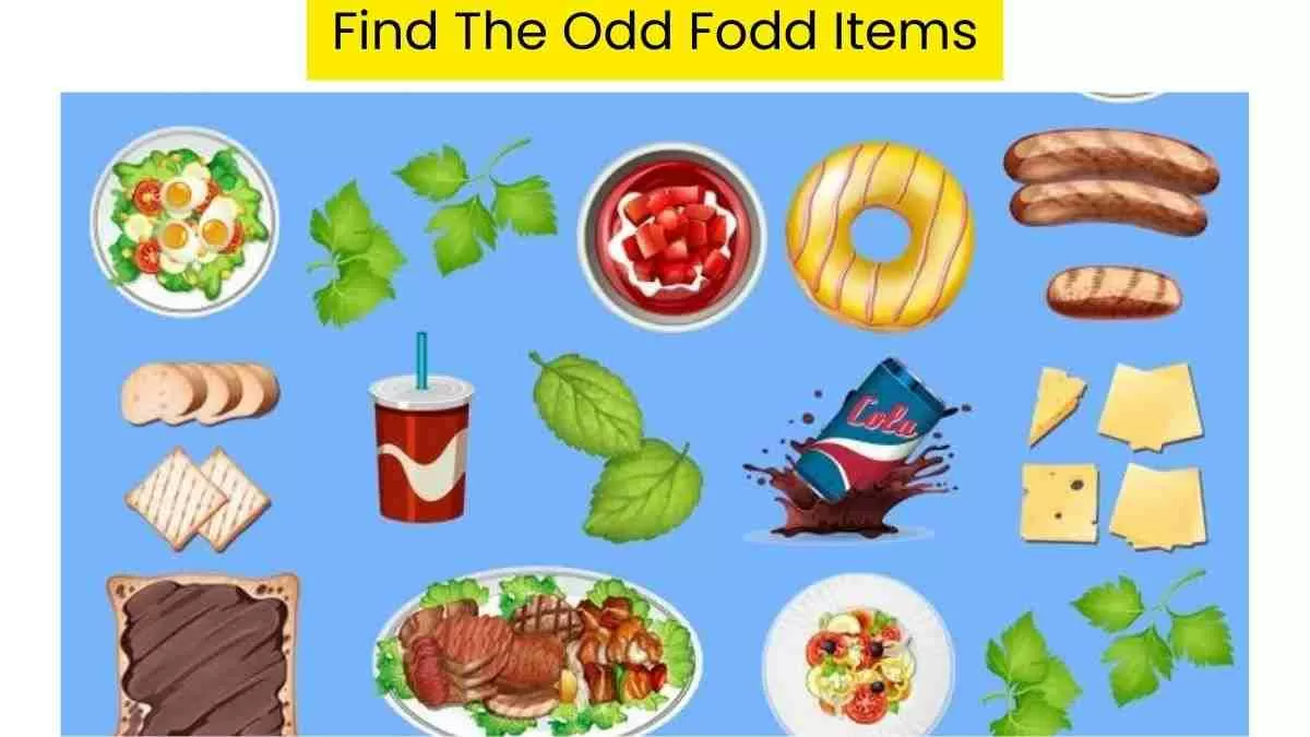 Spot The Odd Food Items!