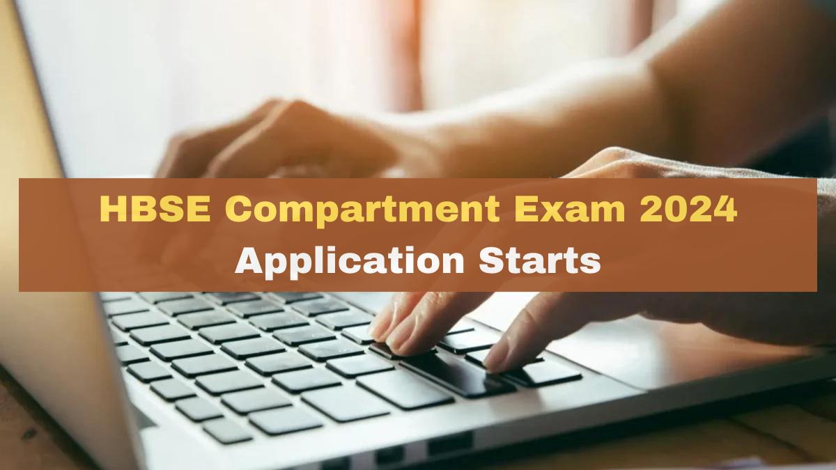 HBSE Compartment Exam 2024: Class 10th & 12th Application Form Schedule Out at bseh.org.in, Apply Online